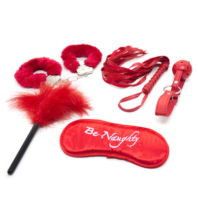 5 sztuk/zestaw SM Produkty Bondage PU Skóra Fetish Kit Ograniczenia Niewolnik Seks Zabawki Bondage Kits dla par
