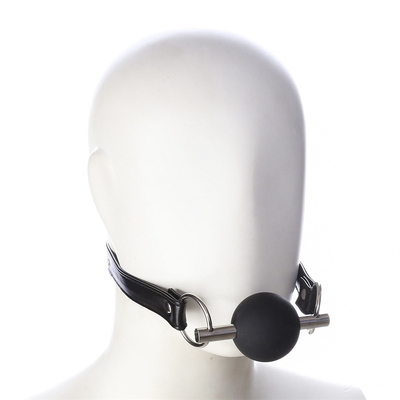 Silikonowa miękka zabawka seksualna Bdsm Bondage Plug Ball Open Mouth Gag