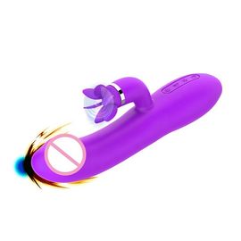 Ogrzewanie Podwójny silikonowy wibrator Dildo dla kobiet G Spot łechtaczka Stymuluj zabawki erotyczne dla dorosłych