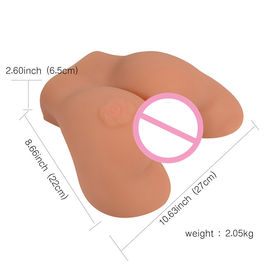 Wodoodporna wibracja 3D Realistyczny seks lalka Mężczyzna Masturbator Vagina Anal Sex zabawki