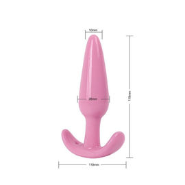 Wodoodporne zabawki do seksu analnego Masażer prostaty Silikonowy materiał TPE Różowy / fioletowy
