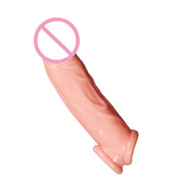 Brak wibracji Penis Cock Ring Medyczna zabawka erotyczna TPE nakładka na penisa 35mm X 170mm