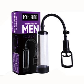 Czarna męska pompa powiększająca Ciśnienie kulowe Controll Penis Pompa próżniowa 285g