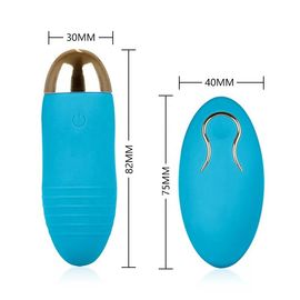 Medyczny silikonowy wibracyjny wibrator jajowy Bluetooth wodoodporny dla kobiet