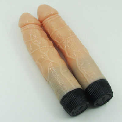 Bezstopniowy wibrator Dick Skóra jagnięca Dildo Realistyczna zabawka erotyczna Medyczny materiał PVC