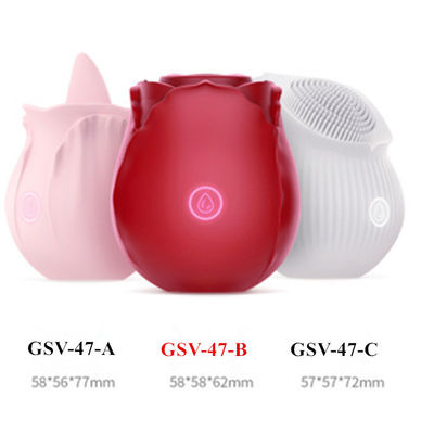 GSV-47 OEM Akumulatorowy wibrator dla kobiet Sex Toy Hot Rose Shape Clit Cucker Ssanie zabawki