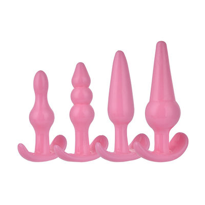 Amazon Hot Selling Chastity TPE Sex Toy Anal Plug Set dla kobiet