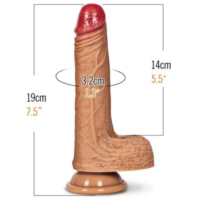 RD-04 Realistyczne Dildo Sex Toy G spot Anal Dildo Wibrator Cock Vibe Zestaw głośnomówiący Przyssawka