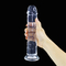 7-calowe małe Dildo, miękkie realistyczne początkujące zabawki erotyczne Jelly Dildo Clear z mocną przyssawką dla kobiet / mężczyzn / gejów