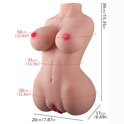 5.5kg pół kobieta silikonowa lalka Sax tułowia realistyczna cipka duże piersi seks lalka zabawka odpowiednie zabawki seks dorosłych mężczyzn dla mężczyzn