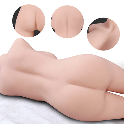 Najlepsza sprzedaż 9,68 kg Multi Postures Women Torso Textured Anal Vagina Half Body Sex Doll for Man