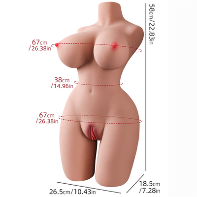 Najlepiej sprzedający się realistyczny seks lalka dla dorosłych 11 kg duży tyłek Masturbator lalka dla mężczyzny seks pochwy + seks analny 11 kg