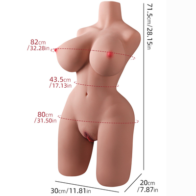 Najlepiej sprzedający się realistyczny seks lalka dla dorosłych 11 kg duży tyłek Masturbator lalka dla mężczyzny seks pochwy + seks analny 11 kg