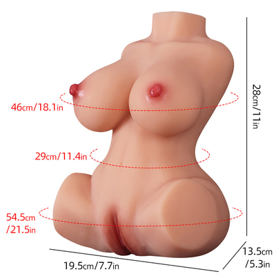 Hurtowa niska cena 2.5kg piersi TPE silikonowe gumowe lalki dla dorosłych tułowia dla mężczyzn masturbacja bezpłatne próbki