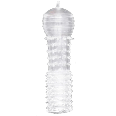 Gorąca sprzedaż Crystal Penis Sleeve Extender dla mężczyzny