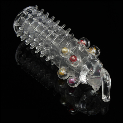 Sex Toys TPE Penis Extender Sleeve Medical OEM RoHS For Man