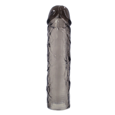 Sex Toy Dildo Extender prezerwatywy dla mężczyzn przedłużenie penisa rękaw Cock silikonowy realistyczny penis