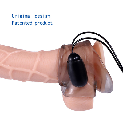 Bezpłatny TPE G Spot Produkty dla dorosłych Mężczyzna Wibrujący Penis Penis Ring dla penisa