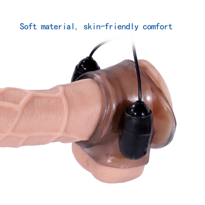 Bezpłatny TPE G Spot Produkty dla dorosłych Mężczyzna Wibrujący Penis Penis Ring dla penisa