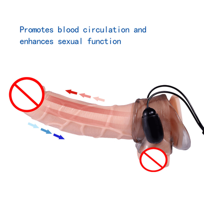 Bezpłatny TPE G Spot Produkty dla dorosłych Mężczyzna Wibrujący Penis Penis Ring dla penisa