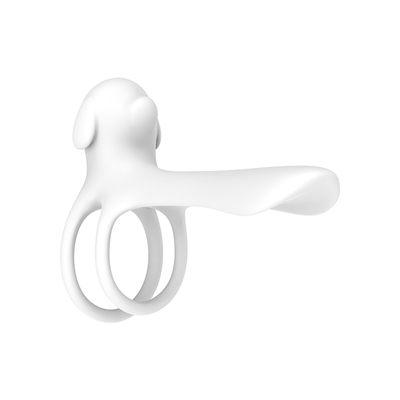 Silikonowy trójkąt Penisa z drażliwym ogonem / Stretchy Penis Ring dla stymulacji penisa