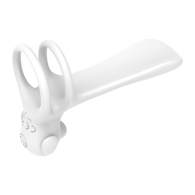 Silikonowy trójkąt Penisa z drażliwym ogonem / Stretchy Penis Ring dla stymulacji penisa