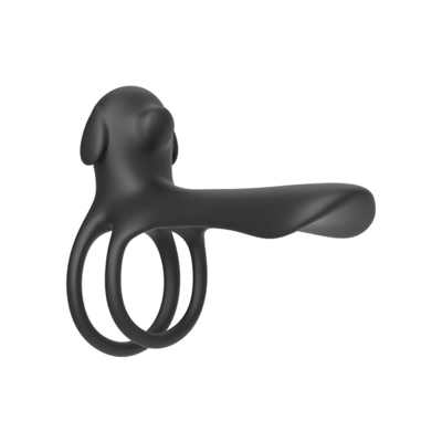 Silikonowy trójkąt Penisa z drażliwym ogonem / Stretchy Penis Ring dla stymulacji penisa