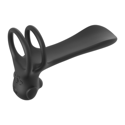 Silikonowy trójkąt Penisa z drażliwym ogonem / Stretchy Penis Ring dla stymulacji penisa