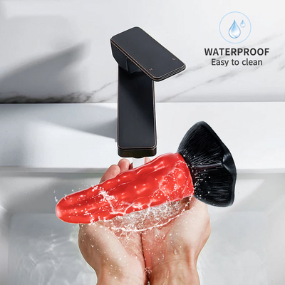Seks Wielki Pies Dildo Kolorowe Dinosaur Scales Penis z kubkiem wysysaczem Zabawki Sexowe dla kobiet Silikon Wielki Penis Zwierzęce ogromne Di