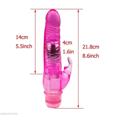 Królik Glance Penis G-spot wibrator kobiecy aparatury silikonowe wibracje wibrujące dildo