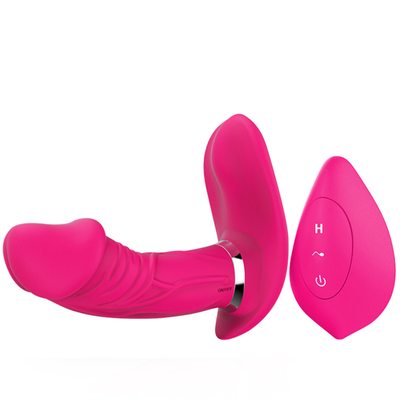 G-spot Niewidzialny Motyl Wibrujący Obrotowy Dildo Pielęgnacja Klitoryka Dyldo Wibrator Dla Kobiet