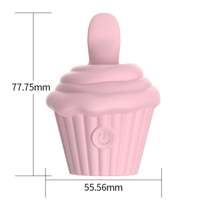 Rose Vibrator Klitory Licking Tongue Vibrator 2 w 1 Licking & Vibrating Nipples Stimulator Klitory z 10 trybami