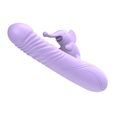 Silikonowy rozciągający się wibrator ogrzewający królika G-spot Stimulator łechtaczki Kobiety zabawki seksualne Królik wibrator dla kobiety