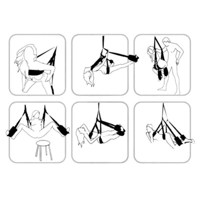SM Akcesoria BDSM Bondage Door Swing Sex Toy dla par Flirtujący produkt dla dorosłych