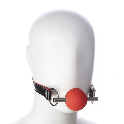 Silikonowa miękka zabawka seksualna Bdsm Bondage Plug Ball Open Mouth Gag