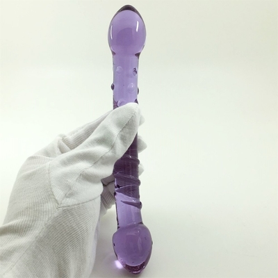 Podwójne Głowy Butt Plug Anal Plug Butt Glass Butt Plug z wewnętrznym wkrętem