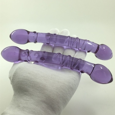 Podwójne Głowy Butt Plug Anal Plug Butt Glass Butt Plug z wewnętrznym wkrętem