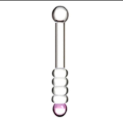 Duży kryształowy dildo szklany Yoni Wand G Spot Sex Toys Glass Dildo Clear Anal Butt Plug dla kobiet Masaż pochwy