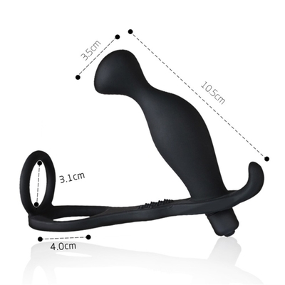 10 częstotliwości podwójne penetracje analne Dildo Butt Plug Vibrator dla mężczyzn Paska na penisie Vagina Plug