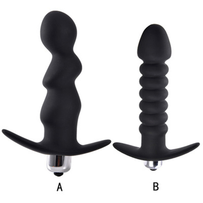 Wibrator z silikonowym dildo męski masaż prostaty Anal G-spot Butt Plug dla mężczyzn