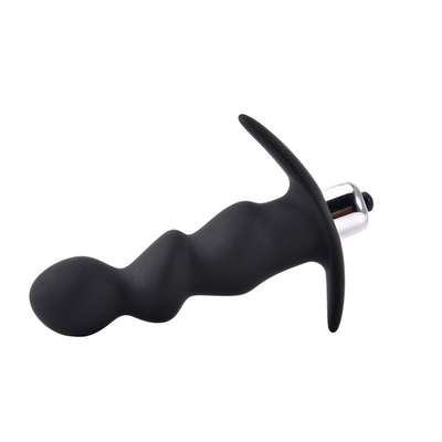 Wibrator z silikonowym dildo męski masaż prostaty Anal G-spot Butt Plug dla mężczyzn