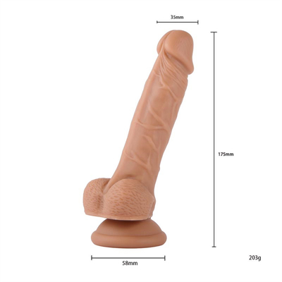Kolorowe płynne silikony realistyczne dildo dla dorosłych