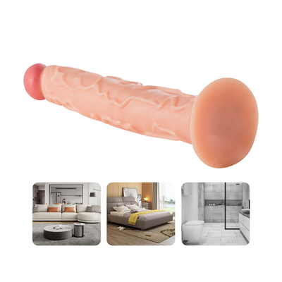 Realistyczne dildo z kubkiem ssącym Wielki dildo dla kobiety