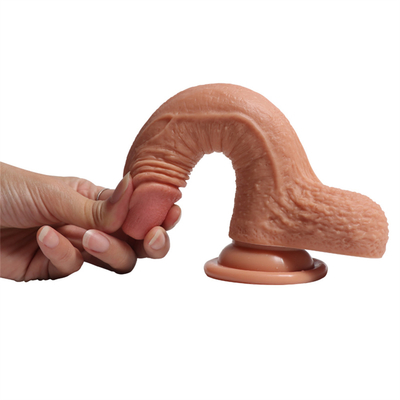 Płynny silikon Wielki sztuczny penis dla kobiety seksualnej
