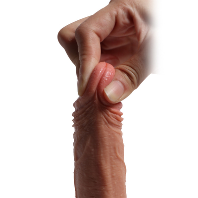 Płynny silikon Wielki sztuczny penis dla kobiety seksualnej
