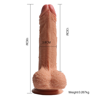 Płynny silikon Wielki sztuczny penis dla kobiety seksualnej