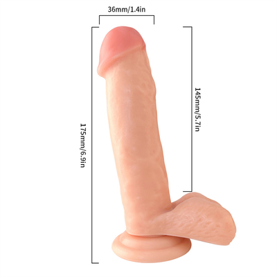 2023 Amerykańska gorąca sprzedaż PVC ogromne realistyczne dildo z potężnym suczkiem prawdziwe glans i podniesione jądra waginalny punkt G An