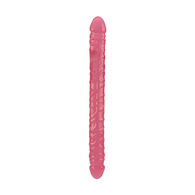 Jellies-Realistyczny Podwójny Dong Dorośli Dildo Zabawki Sexualne Dla Lesbijek wodoodporne Elastyczne Dildo Dla Kobiet