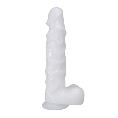 Mini Soft TPE Realistyczny Jasny Żelazowy Kryształowy Dildo Dla Kobiet Przezroczysty Penis Penis Dojrzałe Zabawki Seksowe