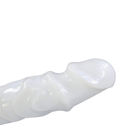 Mini Soft TPE Realistyczny Jasny Żelazowy Kryształowy Dildo Dla Kobiet Przezroczysty Penis Penis Dojrzałe Zabawki Seksowe